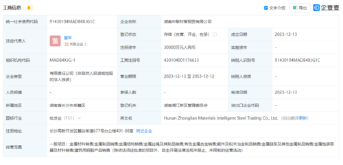 中聯重科布局上游供應鏈，成立鋼貿公司強化建筑業務